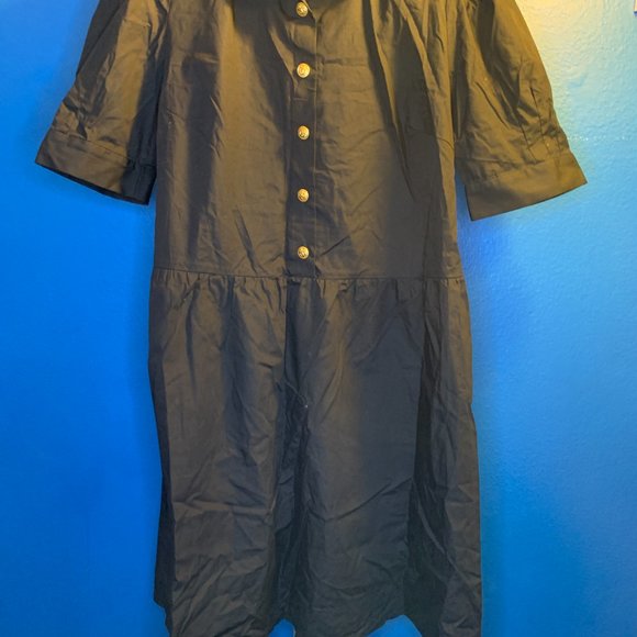 Family Affairs Midnight Voyage Peter Pan Collar Dress in Black Size Small NWOT - Picture 11 of 11